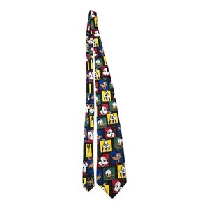 Mickey Unlimited Necktie By Balancine Inc 100% Polyester Classis Cartoon Donald